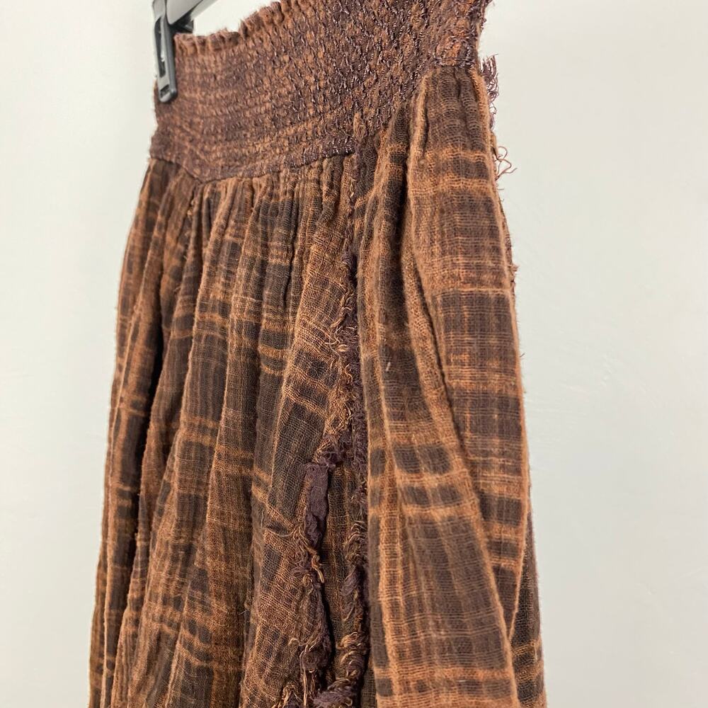 FP One - Free People Averie Maxi Skirt - Brown Combo - XS - Picture 8 of 10